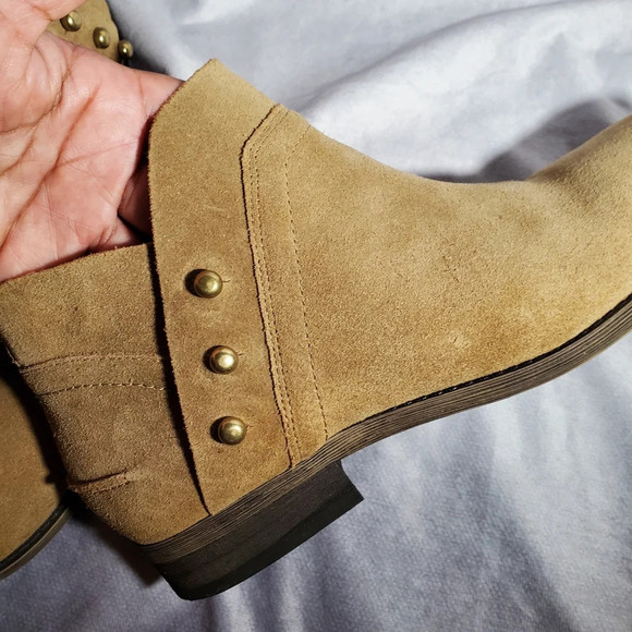 Franco Sarto Tan Ankle Boots - Picture 11 of 11